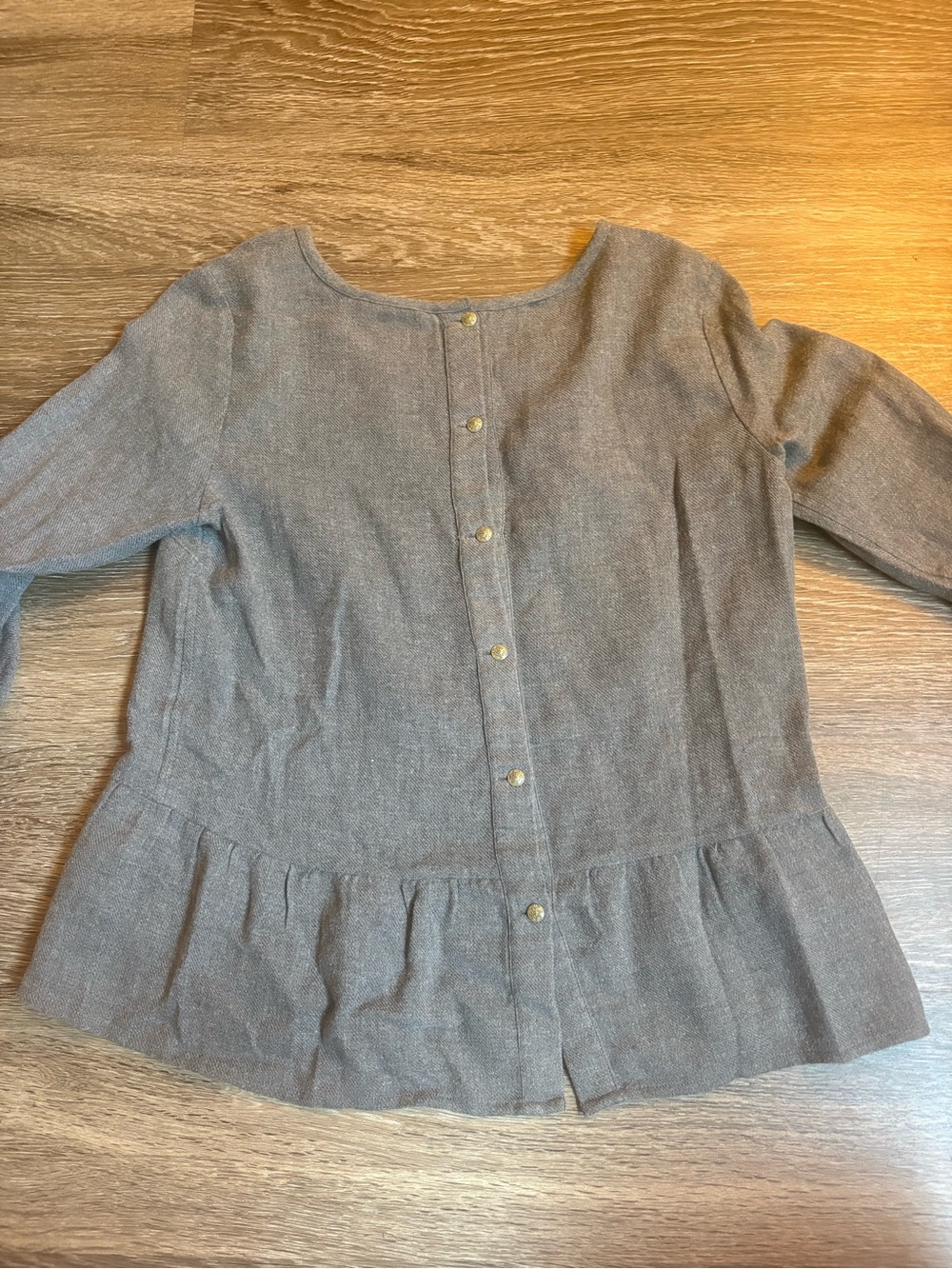 Sezane Grey Blouse